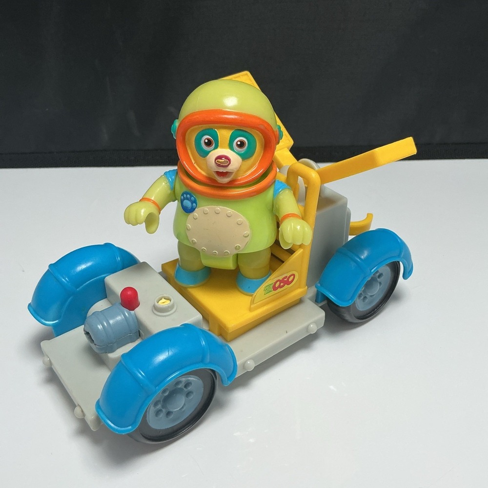 Disney Special Agent Oso Moonrover & Moon Buggy Space Vehicle Figure Set AS IS